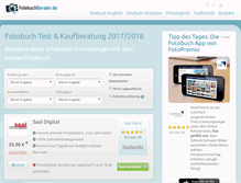 Tablet Screenshot of fotobuchberater.de